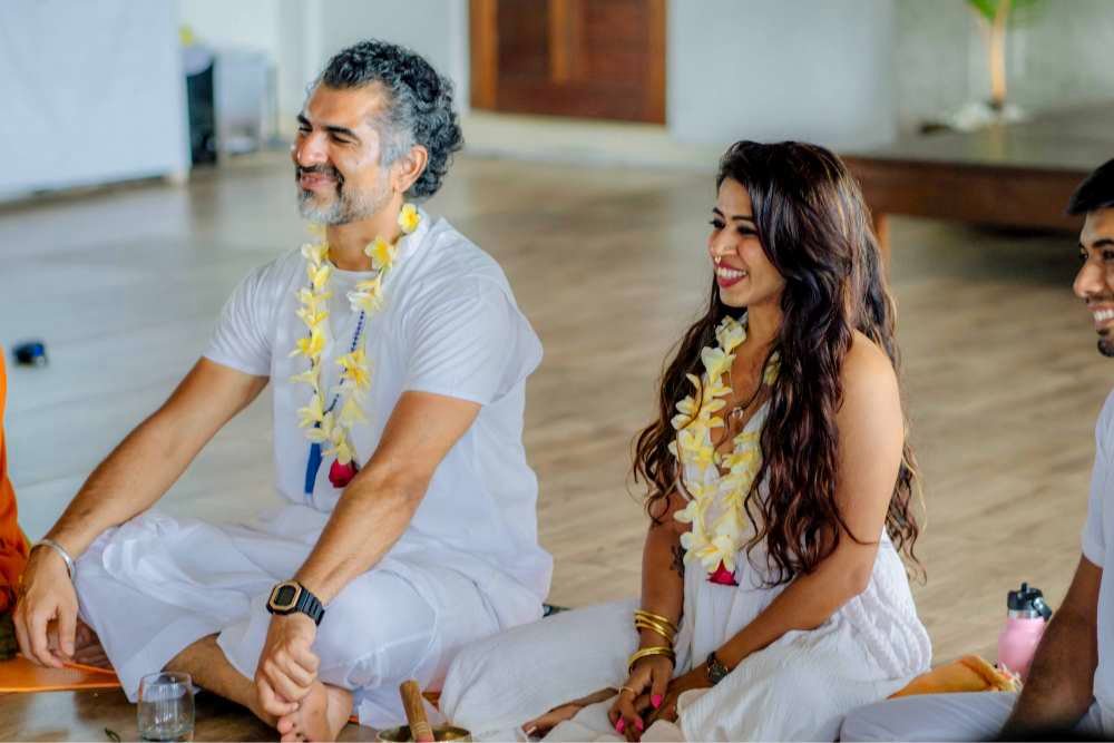 our yoga teachers deep and sadhana