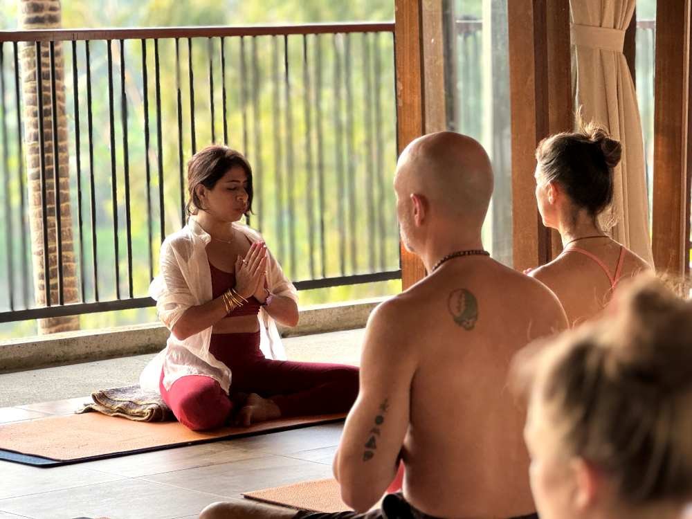 meditation practice during class