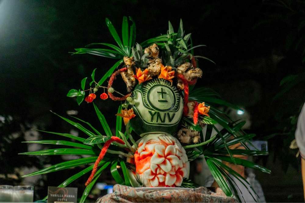 balinese decoration at our trainings in ubud