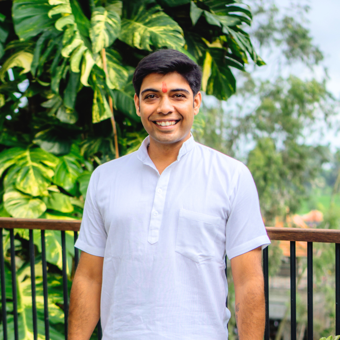 Anurag Acharya master level yoga teacher at Yoga New Vision Ubud Bali