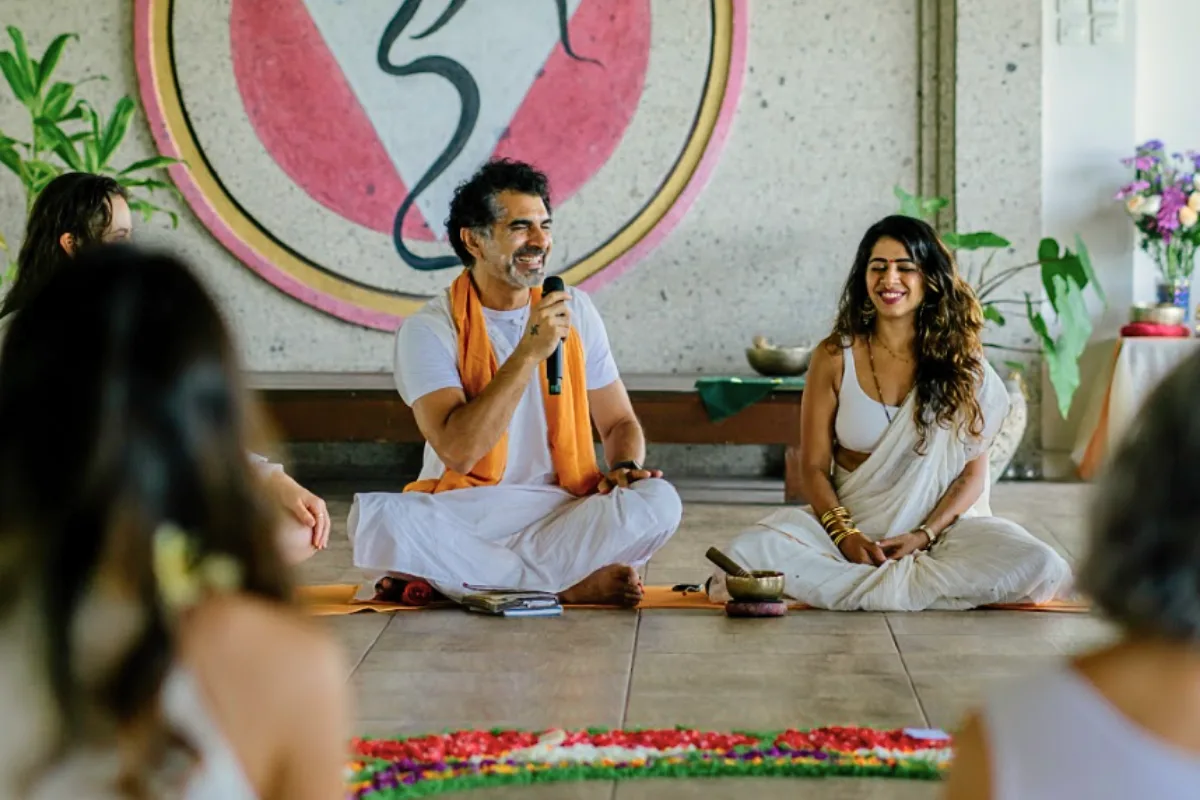 certified yoga instructor developing teaching skills during 200-hour yoga teacher training program Bali