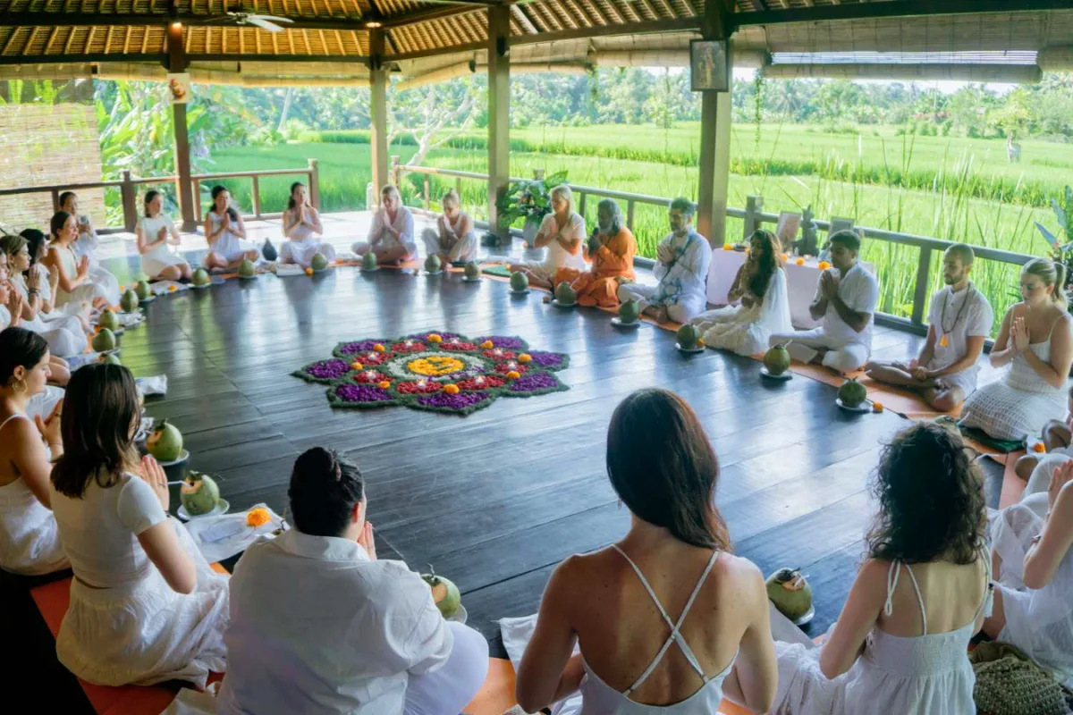 YNV - Ceremony with flower mandala