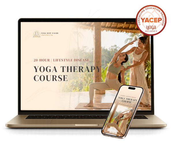 The 20 Hour Yoga Therapy Course banner devices