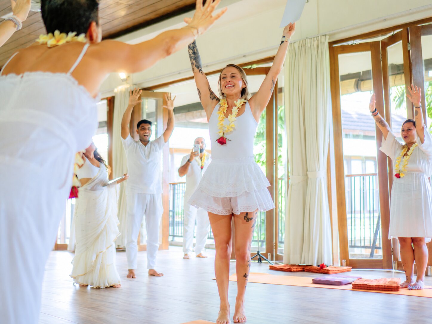 300-hour advanced yoga teacher training celebration at Yoga New Vision in Bali