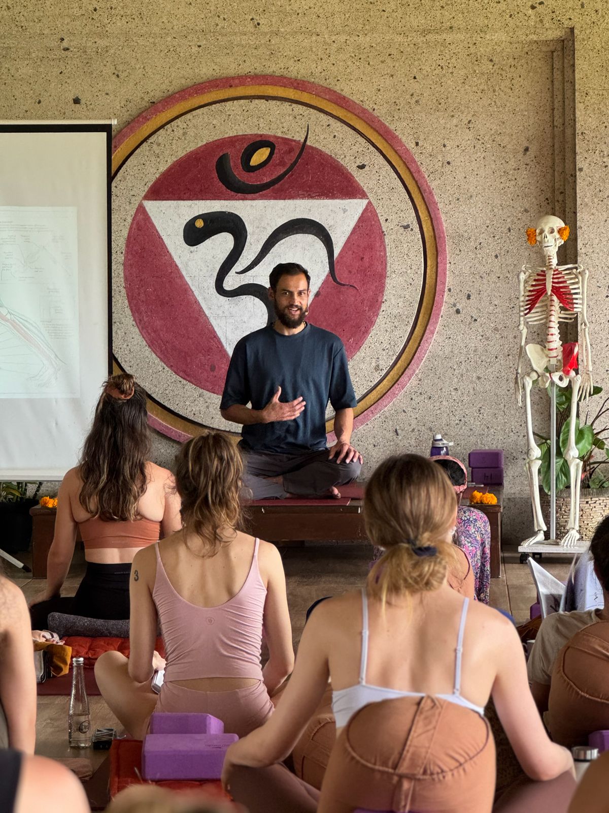 Yoga psychology and self-inquiry sessions during 200-hour teacher training in Ubud